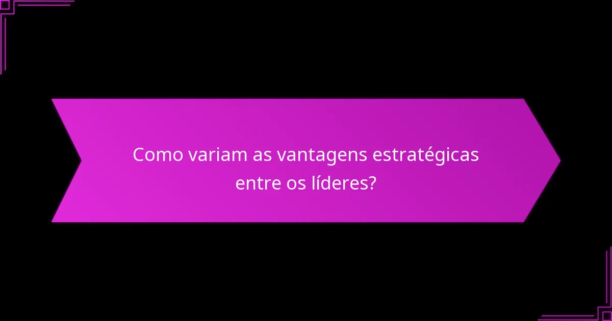 Quais cartas sinergizam melhor com cada líder?